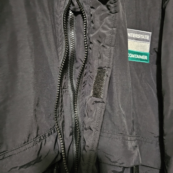 Hartwell Coretech Coat Men's Black Double Zip 5 Pocket Hidden Hood Size Large - Picture 6 of 12